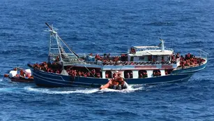 Rescate de migrantes a la deriva