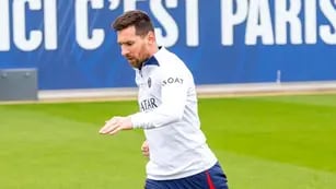 Lionel Messi volvió a entrenar con el PSG