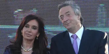 Cristina y Néstor Kirchner, en una foto de 2009. (DyN / Archivo)
