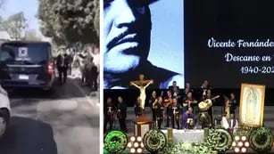 Siguieron el coche fúnebre de una mujer pensando que iba Vicente Fernández y el video se viralizó
