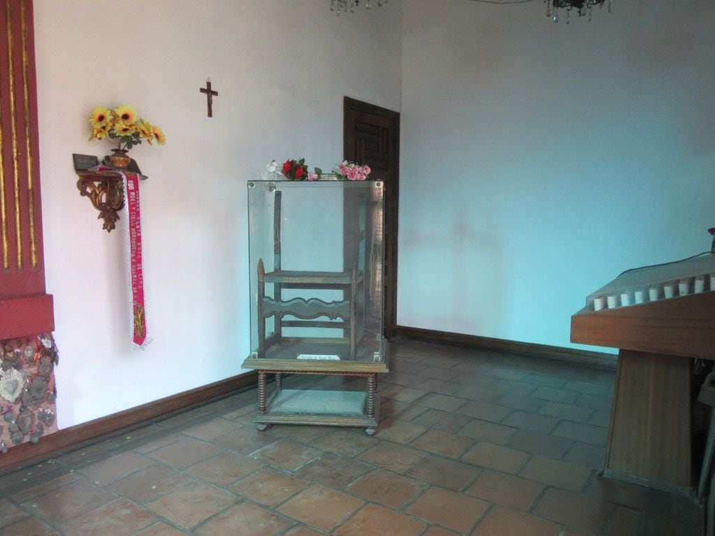El dormitorio de Santa Rosa conservado en el santuario de Lima. / Foto: Gentileza