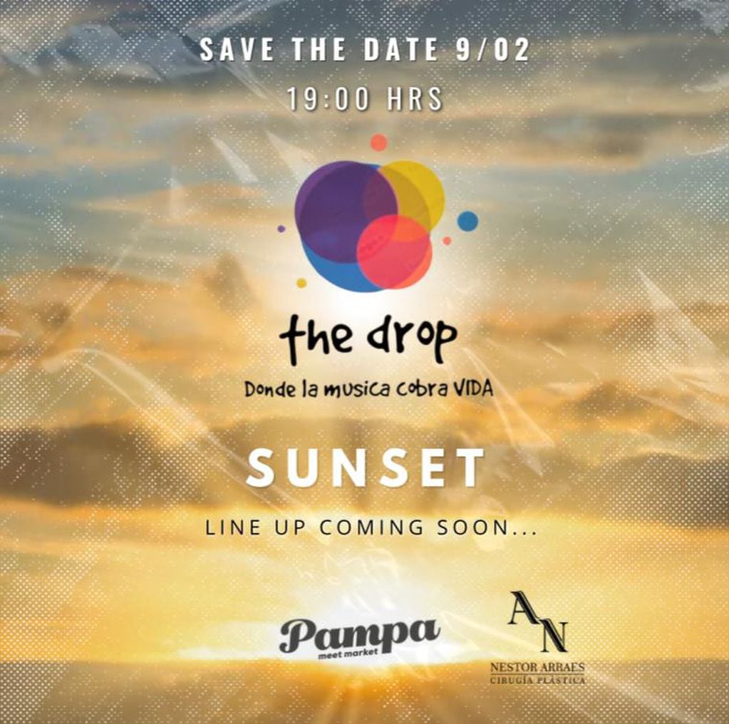 The Drop Sunset, 9 de febrero, 19hs. 