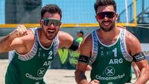 Bautista Amieva y Leandro Aveiro se consagraron en el Pro Tour “Future” de Beach Volley, Italia.