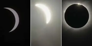 Eclipse en la Antártida