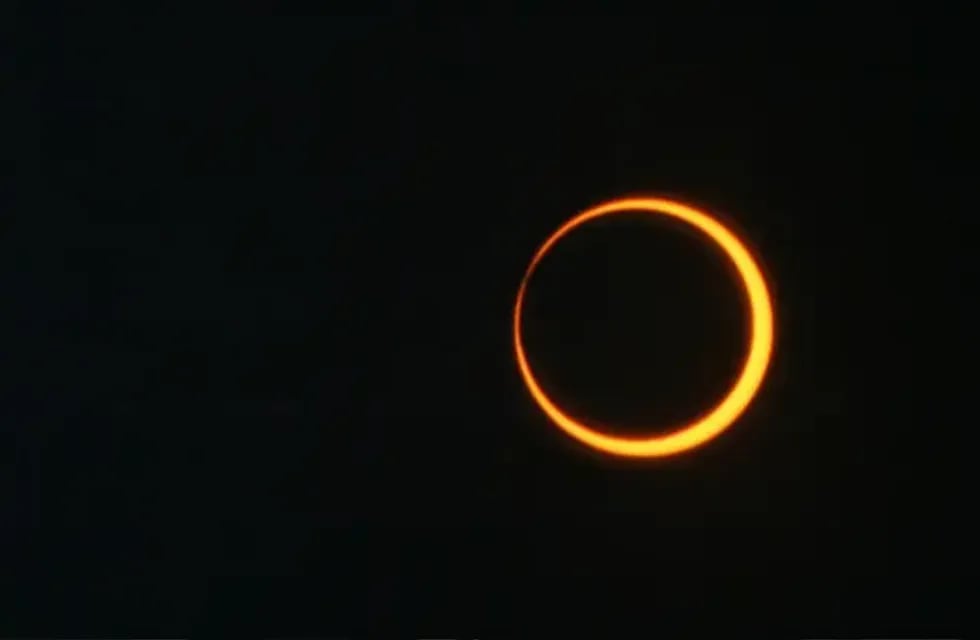 Eclipse solar "anillo de fuego" de octubre 2023 - Foto NASA