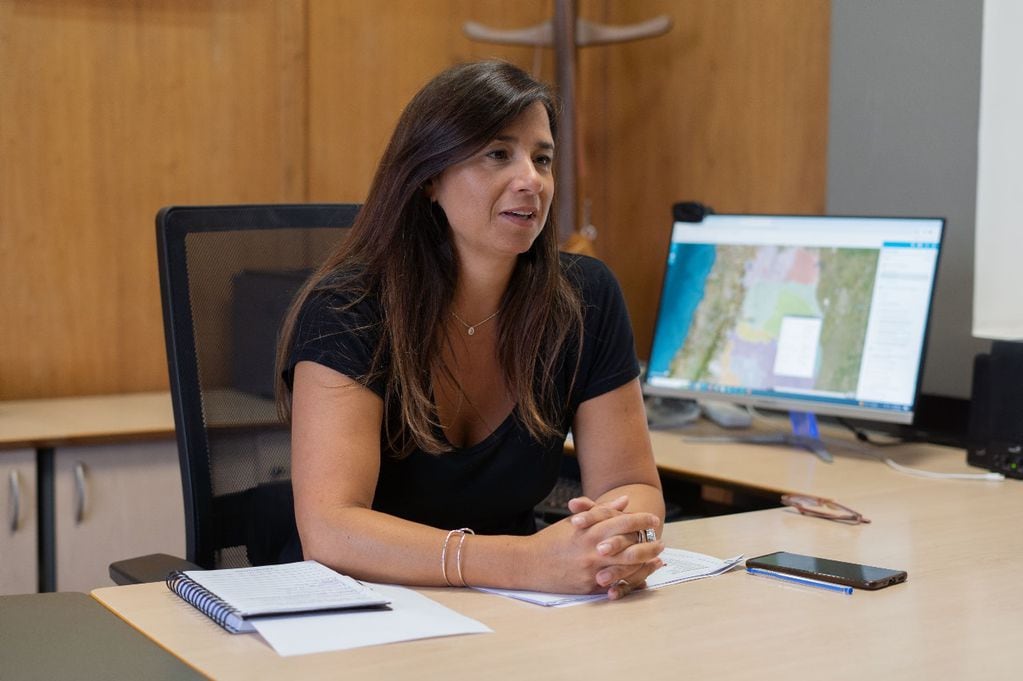 La subsecretaria de Infraestructura y Ordenamiento Territorial, María Teresa Badui. Foto: Prensa Mendoza