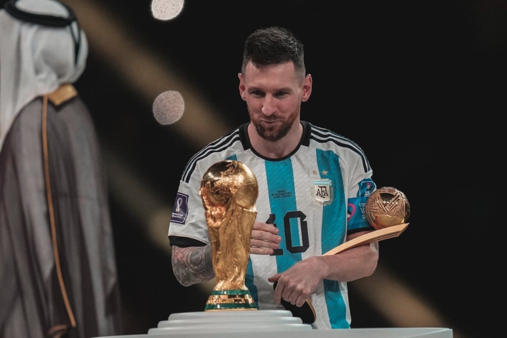 Leo Messi sigue recibiendo premios. Gentileza: Leo Messi Media