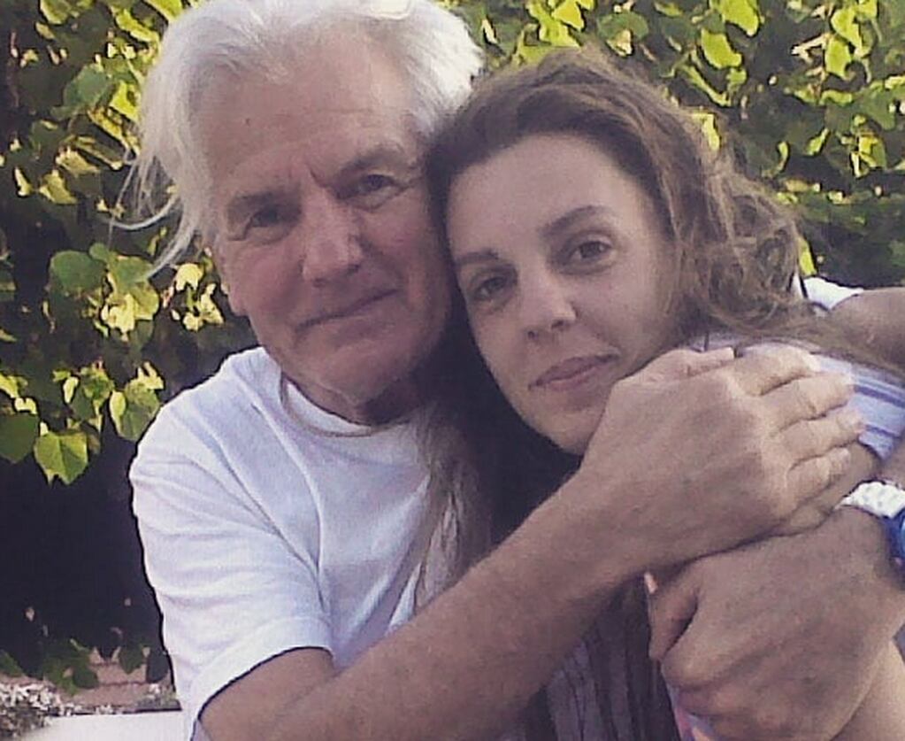 Sergio Denis junto a su hija, Bárbara.
