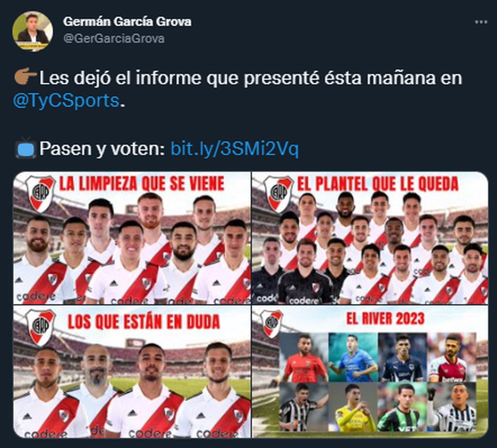 La publicación de Germán García Grova