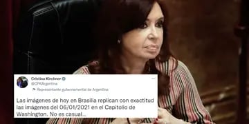 Cristina Kirchner ataque al congreso de brasil