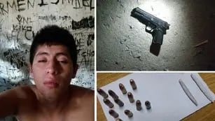 Mario Morales fue arrestado en el barrio Pedro Molina con un arma luego de que intentara asaltar a un hombre. Lo acusan de tres homicidios.