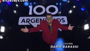 Darío Barassi regresó a la conducción de 100 Argentinos Dicen.