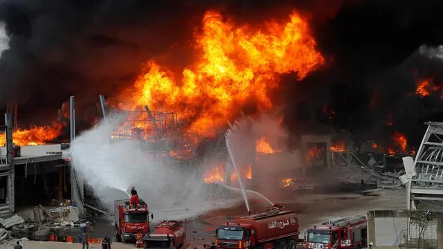 Incendio en el puerto de Beirut, Líbano