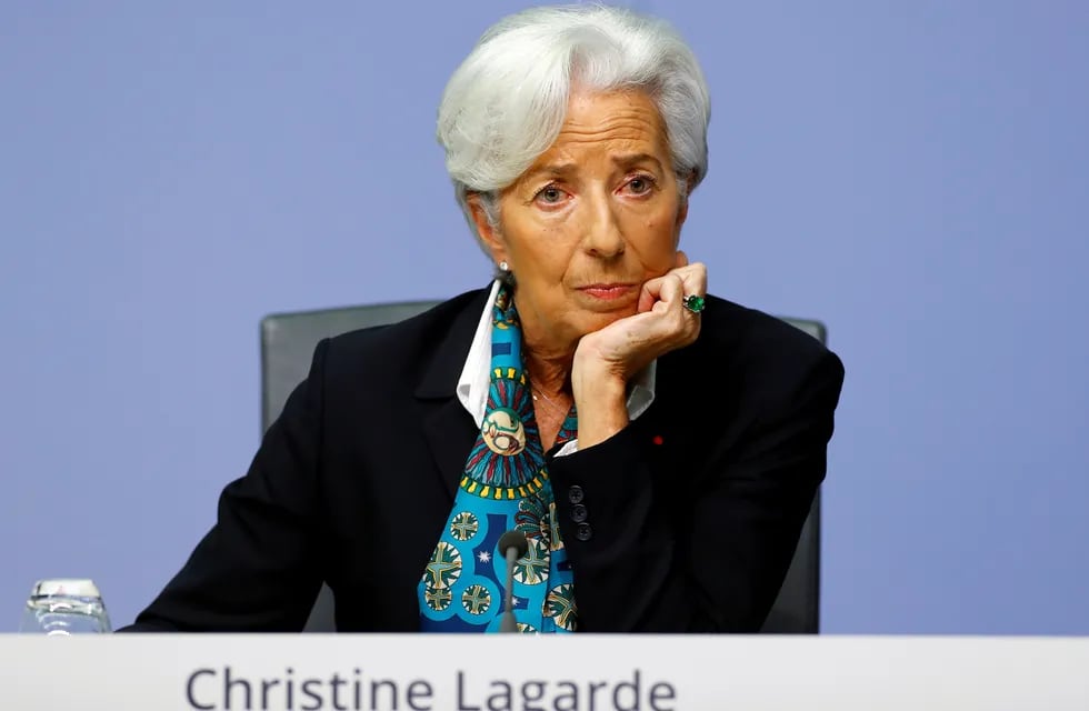 Christine Lagarde, presidente del Banco Central de Europa.