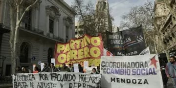 Marcha en Mendoza por la muerte de Facundo Molares