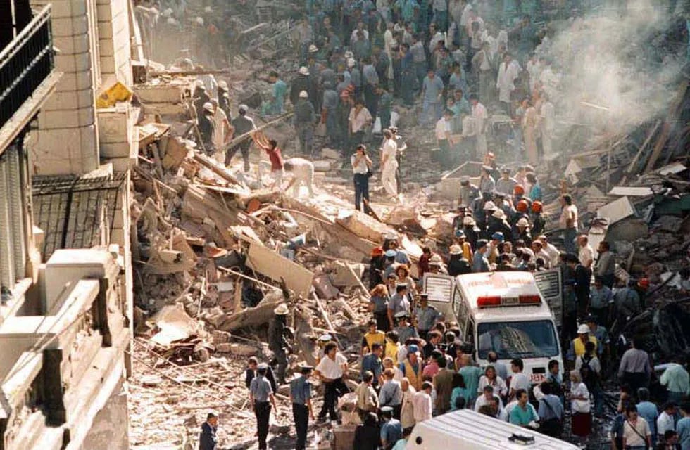 El ataque terrorista a la Embajada de Israel ocurrió el 17 de marzo de 1992: dejó 22 muertos y 242 heridos (Archivo)