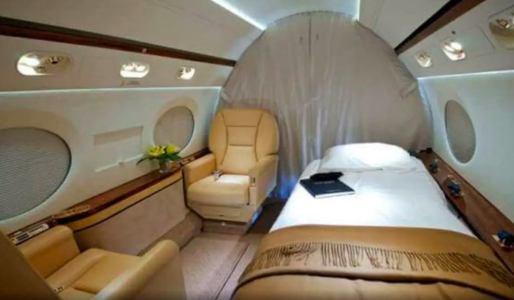 Así es el lujoso avión privado de Messi y que lo alquiló el presidente Alberto Fernández para ir a México.