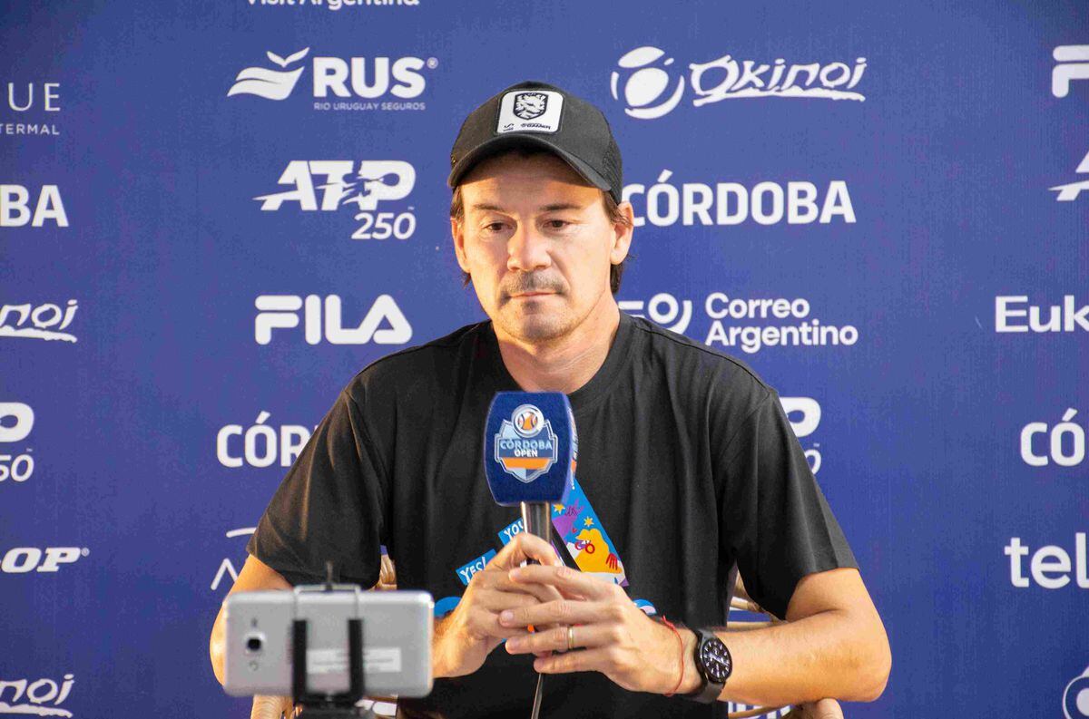 Guillermo "el Mago" Coria, capitán argentino en la Copa Davis. / Gentileza.