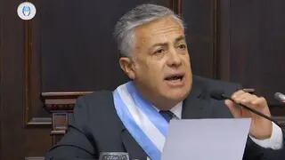 El gobernador Alfredo Cornejo en la Asamblea Legislativa 2024