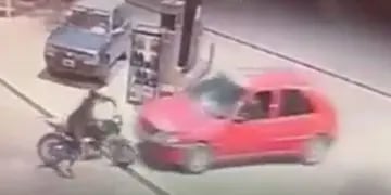 Frustró un ataque motochorro en La Plata