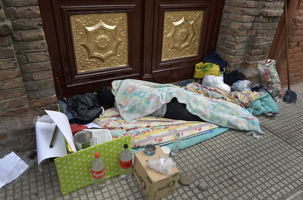 Tristes historias de vida que duermen en nuestras calles. Foto: Orlando Pelichotti