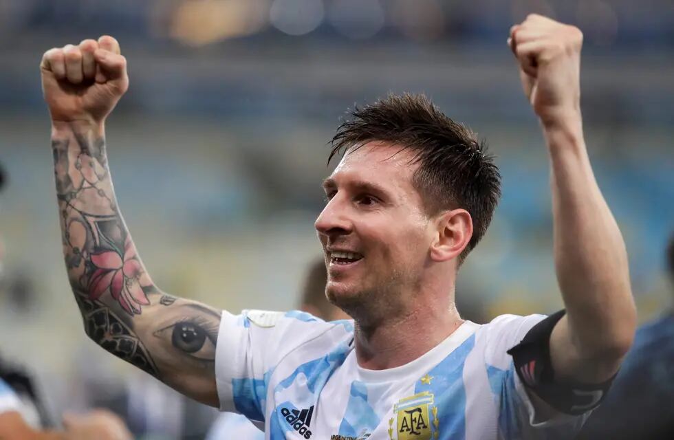 Lionel Messi está feliz y lo demuestra a cada instante. / Gentileza.