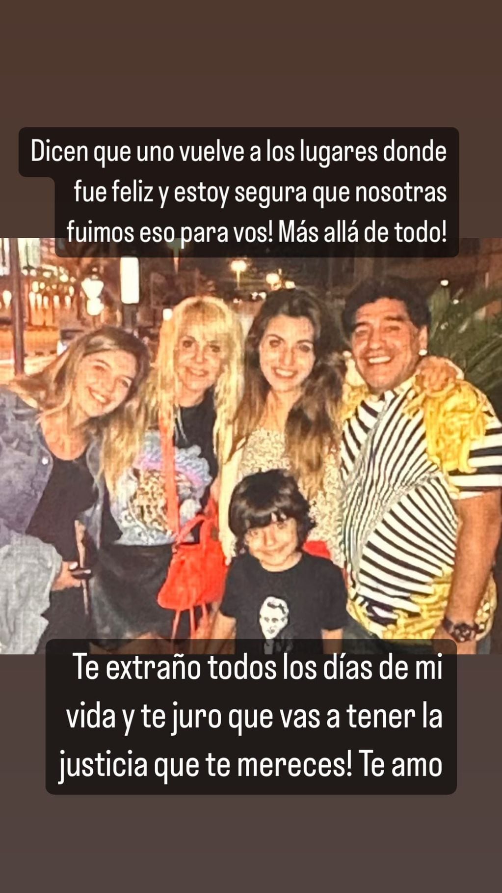El mensaje de Dalma Maradona