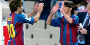 El debut de Messi