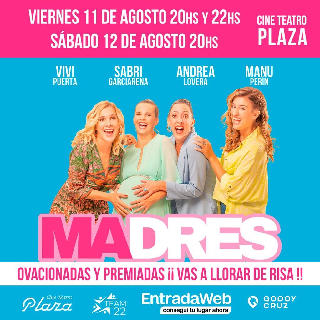 La comedia llega a Mendoza con tres funciones en el teatro Plaza.