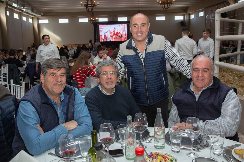 Mario Abed, Sergio Moralejo, Santi Laugero y Pedro Marabini.