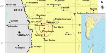 Temblor en Mendoza