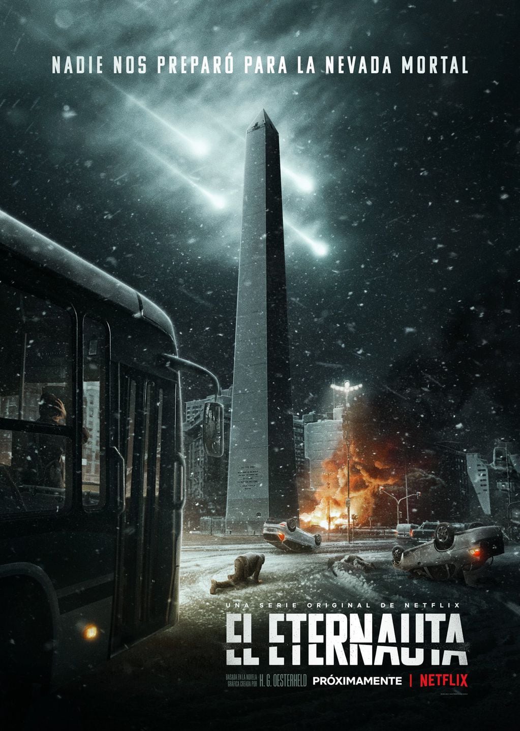 Un afiche de la serie de “El Eternauta” revolucionó las redes, pero salieron a aclarar que era fake. Foto: Twitter.