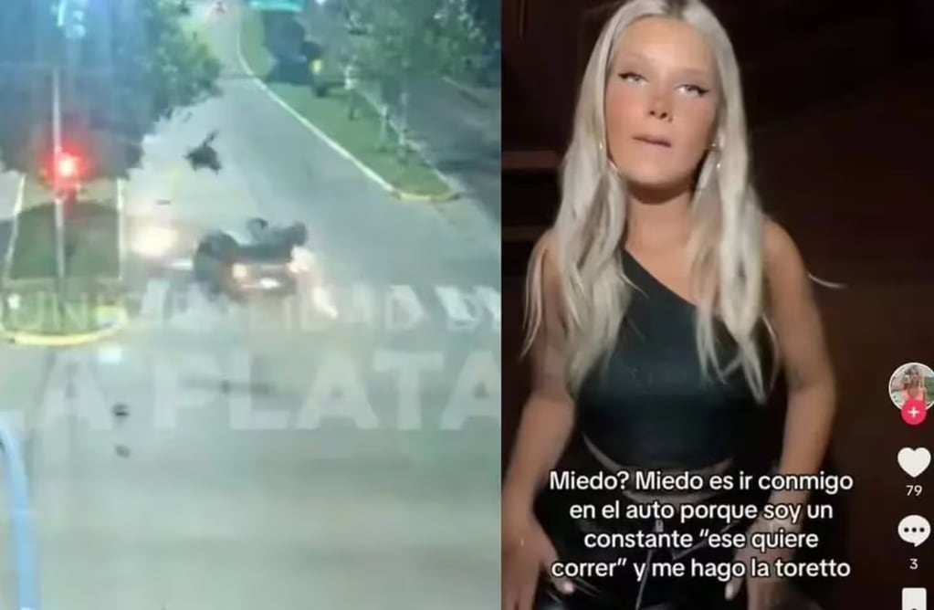 Indagarán hoy a “La Toretto”, la influencer de La Plata que atropelló y mató a un motociclista