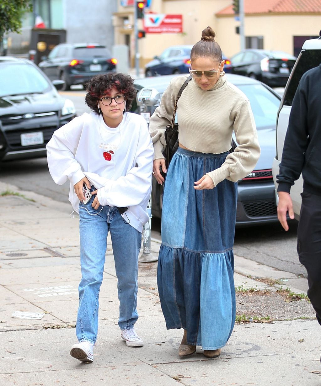 Jennifer Lopez, junto a su hija Emme