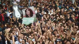 Acto de Cristina Kirchner en Plaza de Mayo.  (Federico López Claro)