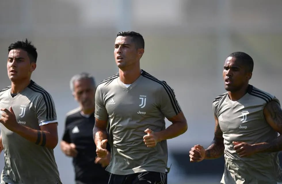 Cristiano Ronaldo entrena por primera vez con la Juventus