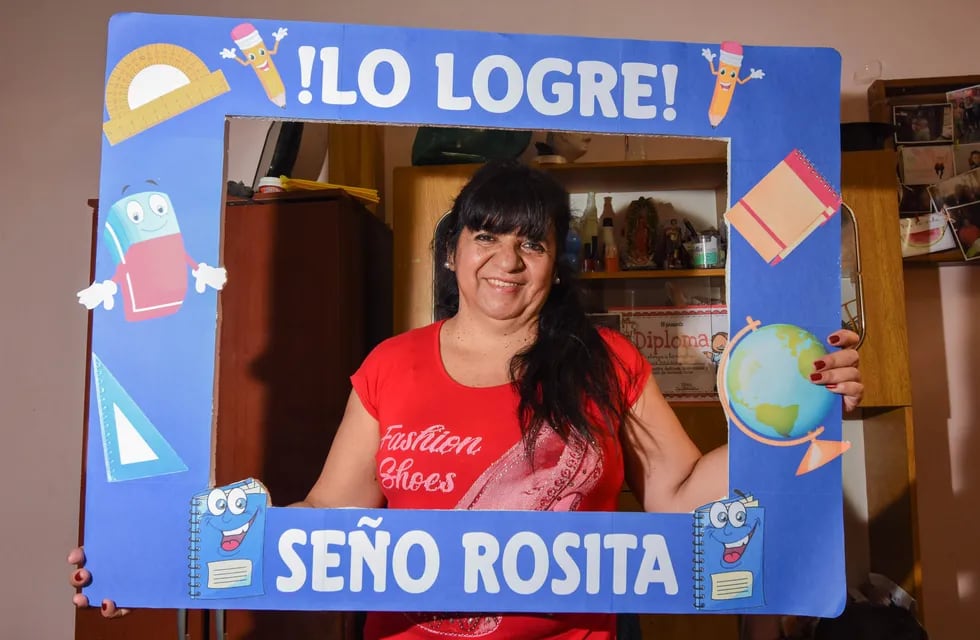 María Rosa Maldonado, es docente suplente desde hace 8 años pero has solo unas semana que logro concretar su sueño de recibirse de maestra.