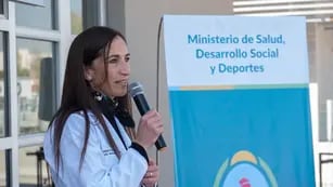 La Directora del Hospital Central, la odontóloga Mariana Pezzutti