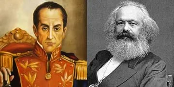 Carlos Marx y Simón Bolívar