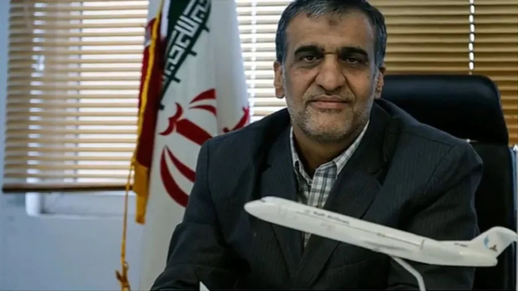 Gholamreza Ghasemi, el piloto iraní vinculado a las operaciones terroristas de Hezbollah en Medio Oriente. Foto: Web