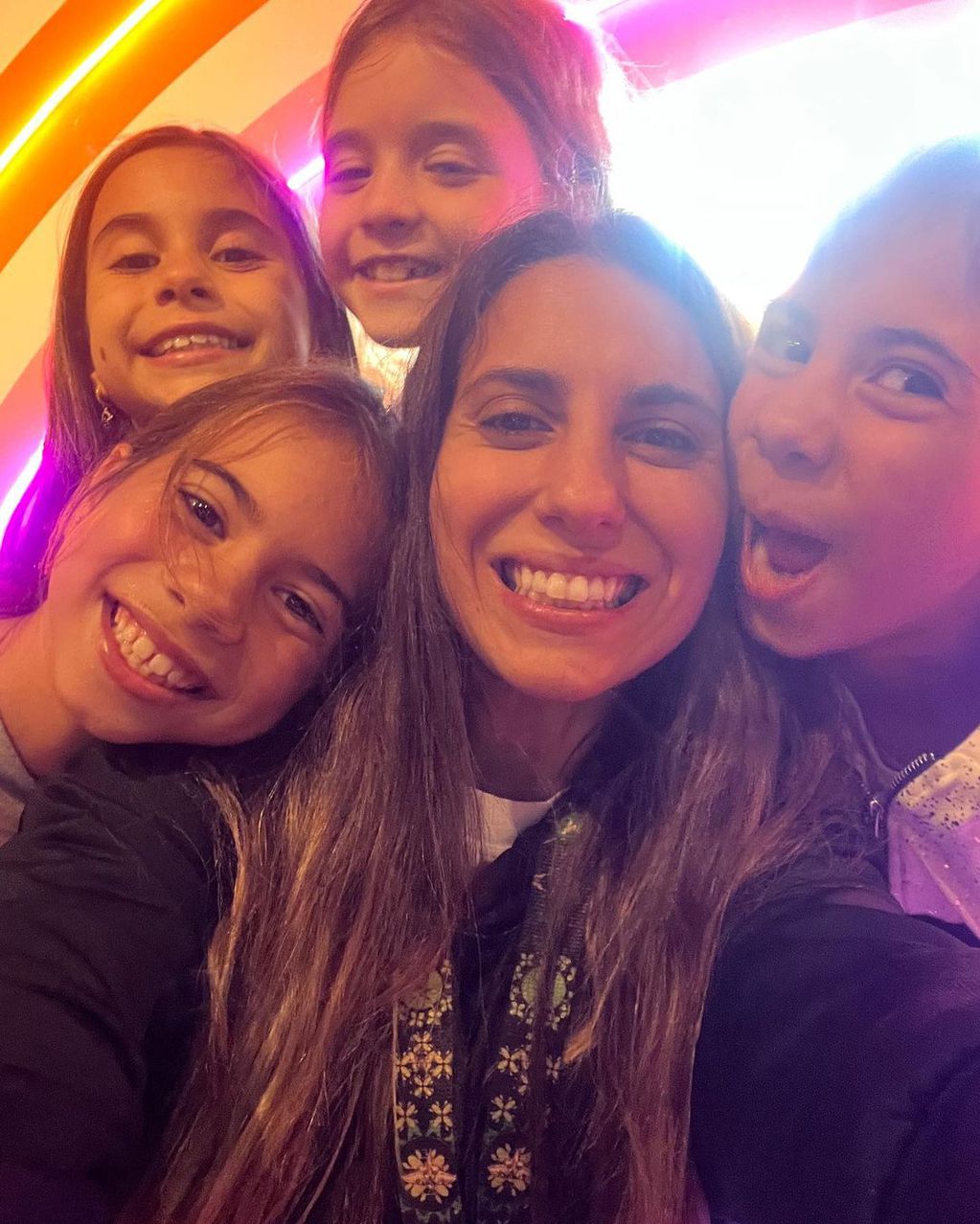 Cinthia Fernández, sus hijas. / instagram