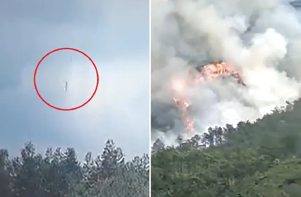 Se estrelló un avión en China con 132 personas a bordo (Captura de video)