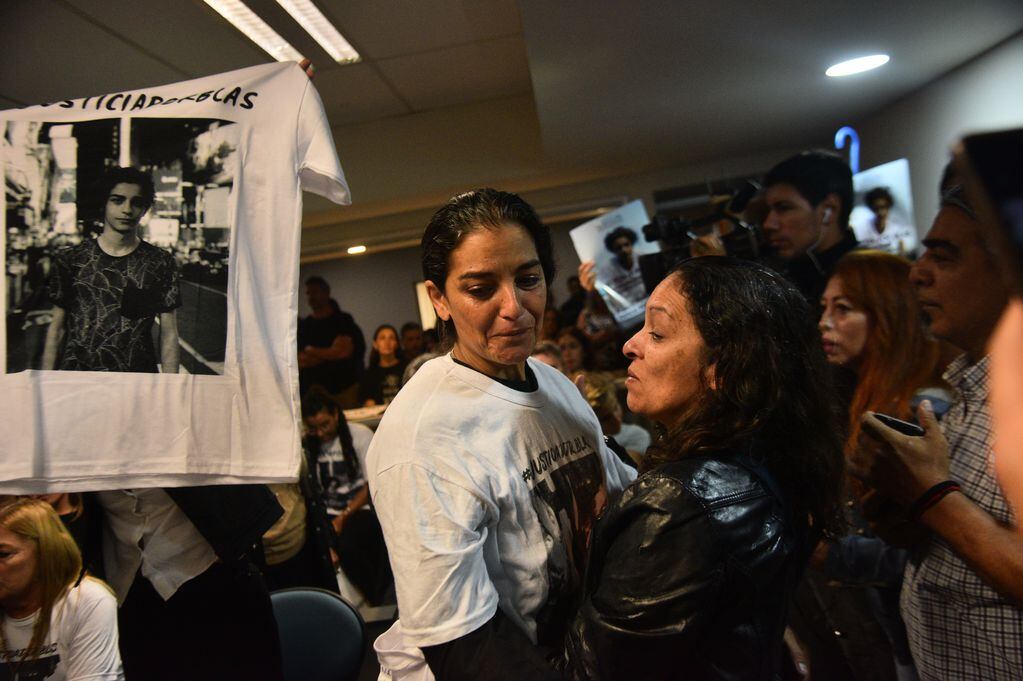 La mamá de Blas el día de la sentencia. / Foto: Pedro Castillo/La Voz