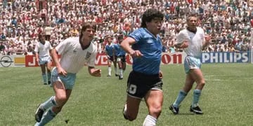 Diego Maradona a los ingleses
