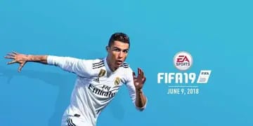 El portugués está en la portada del juego de EASports con la camiseta del Real Madrid.
