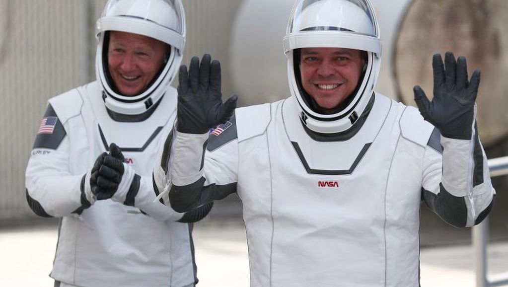 Los primeros astronautas de EEUU en llegar a la Estación Espacial Internacional. 