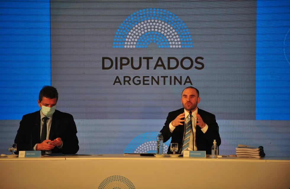 El ministro de Economía Martín Guzmán presentó el Presupuesto 2021 ante Diputados. Clarín