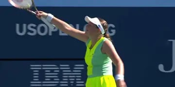 US Open: Jelena Ostapenko echó a un espectador