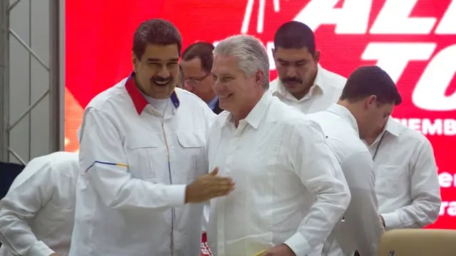 Nicolas Maduro y Miguel Diaz-Canel