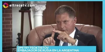 El embajador ruso en Argentina, Dmitry Feoktistov